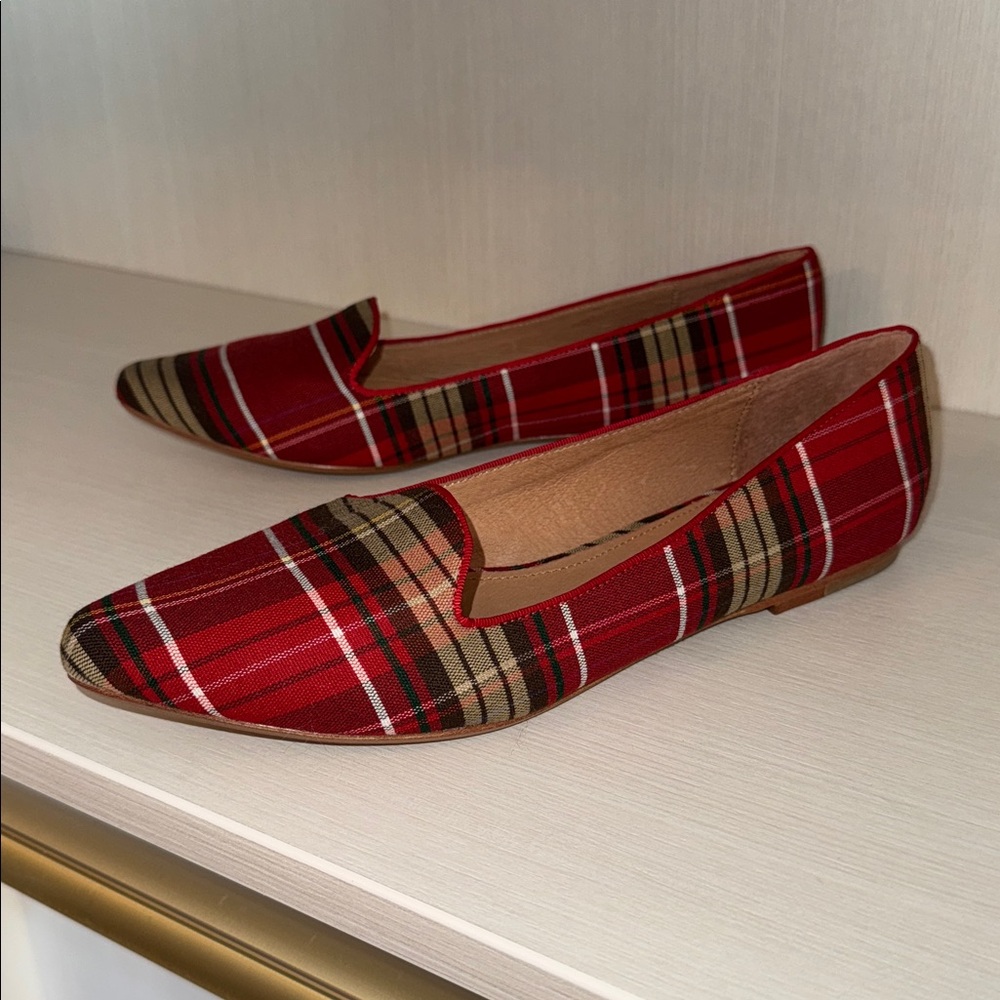 Joie FINAL New Daydreaming Plaid Flat Shoe 40